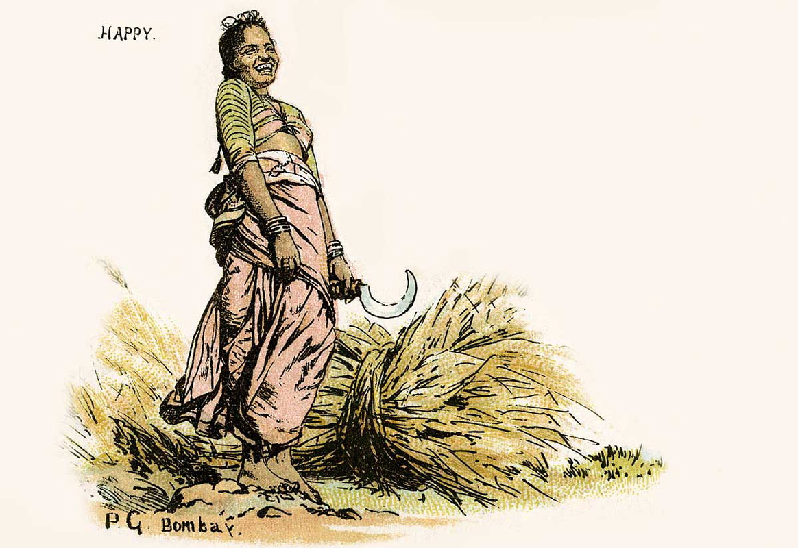 Happy “Diwali”. A postcard alluding to the origins of the festival of Diwali, via Wikimedia Commons. 