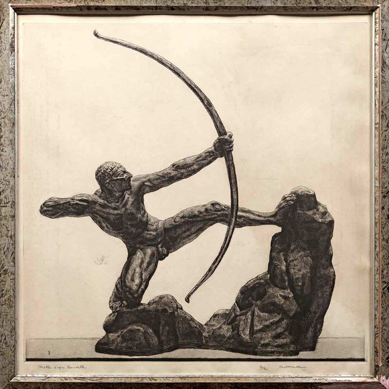 Herakles d’Apres Bourdelle, c. 1940, via Sladmore