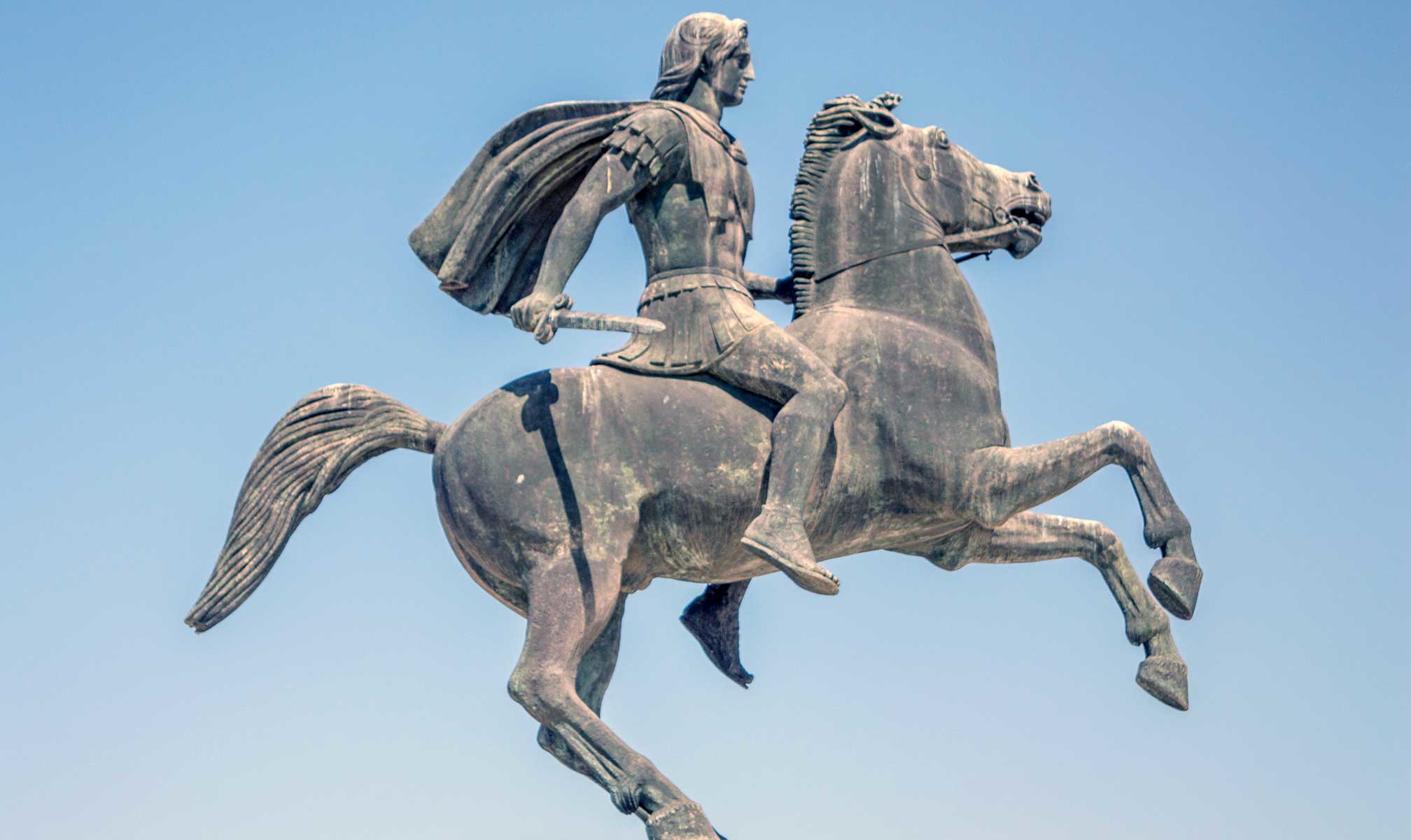 alexander thessaloniki statue