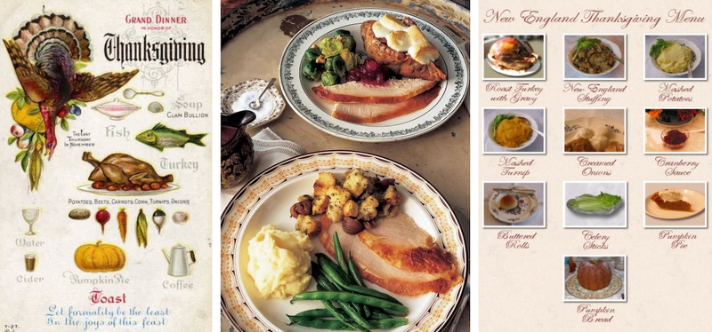 American Thanksgiving Menus