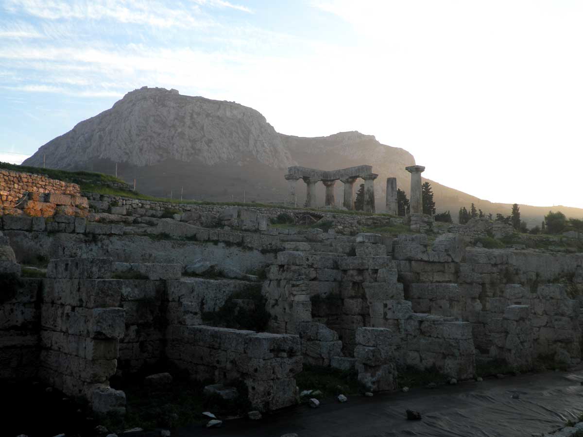 ancient corinth author