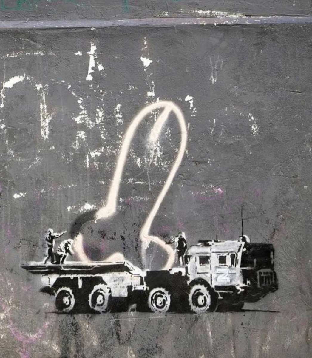 banksy truck kyiv
