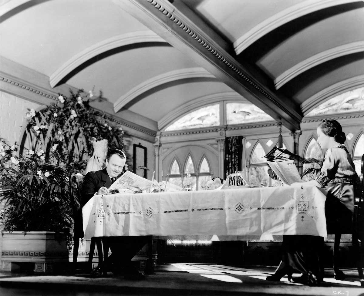 citizen kane breakfast flashback marriage