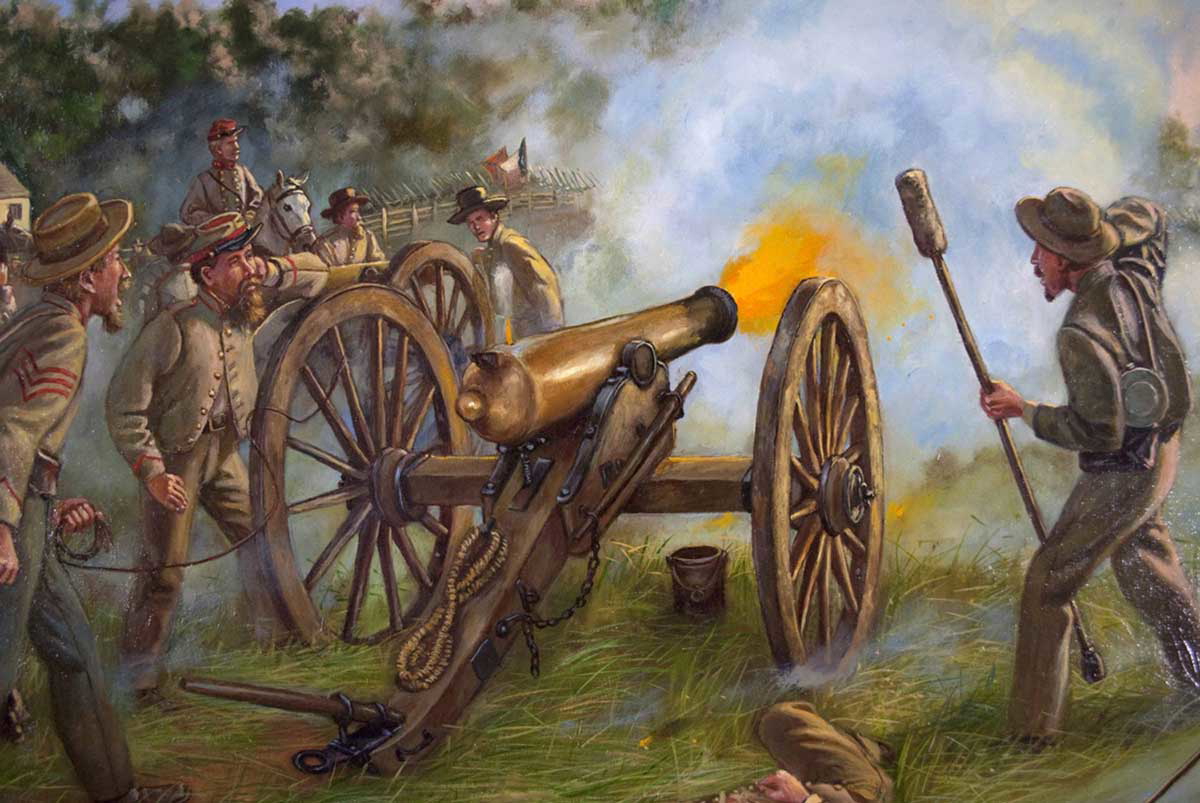 confederate artillery crew