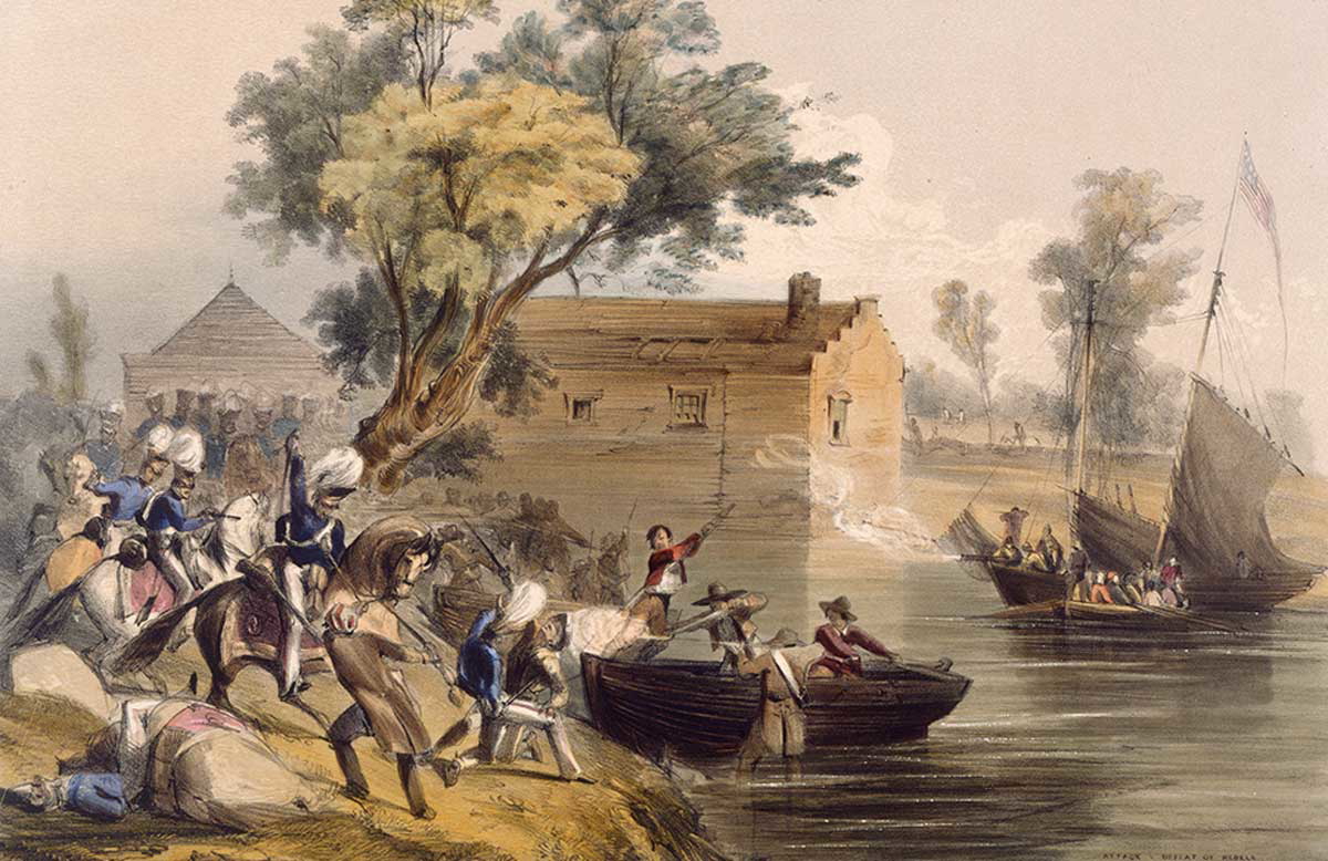 dickinson landing patriot war