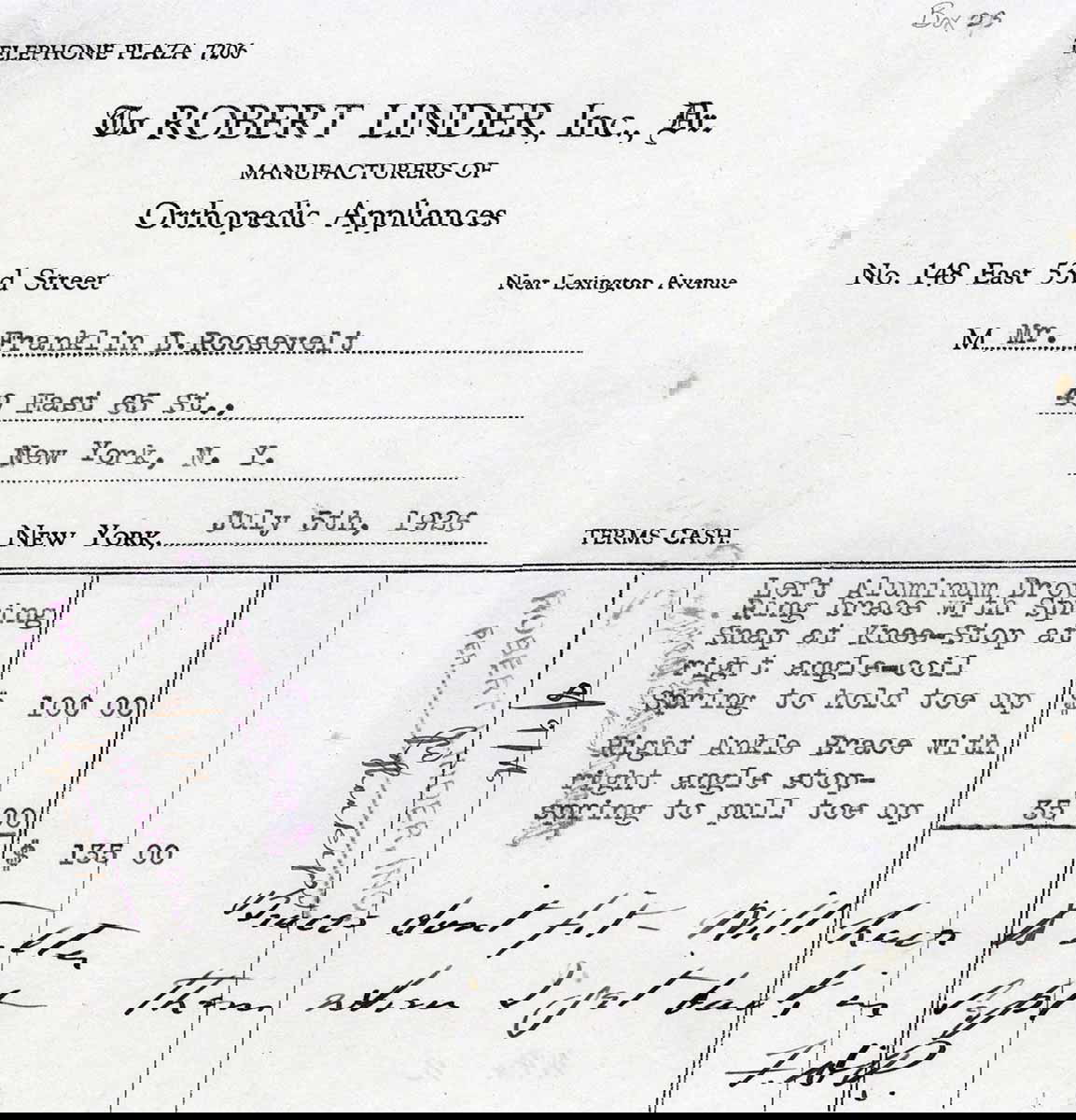 document polio braces
