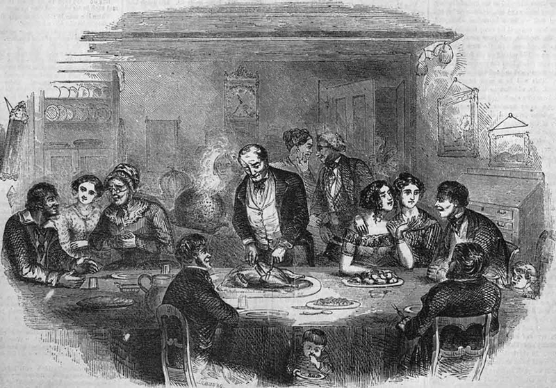 A 9th century family celebration wih turkey
