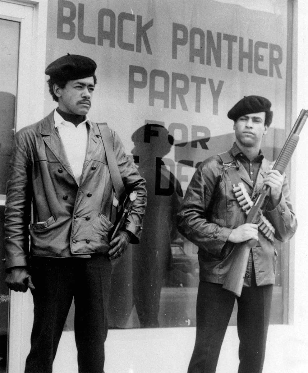 huey p newton banner