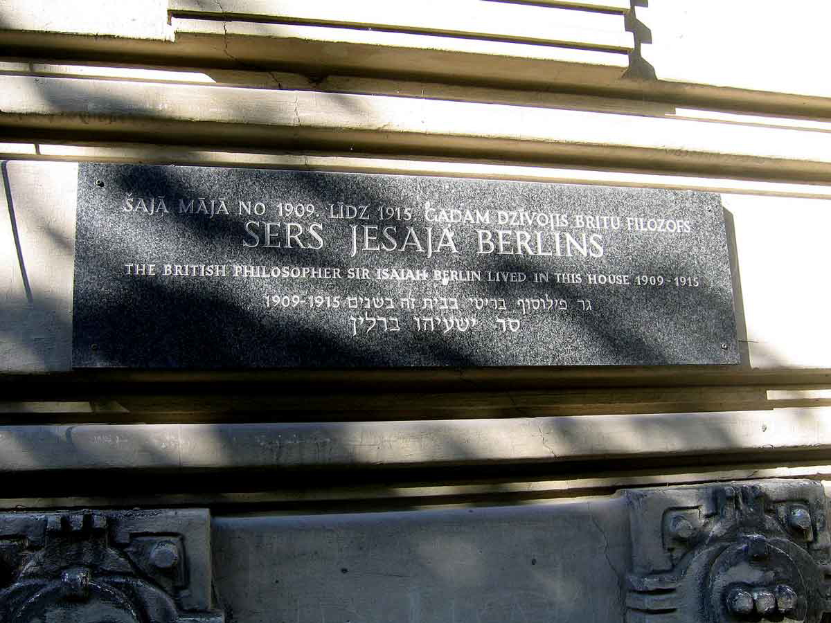 isaiah berlin birthplace riga latvia