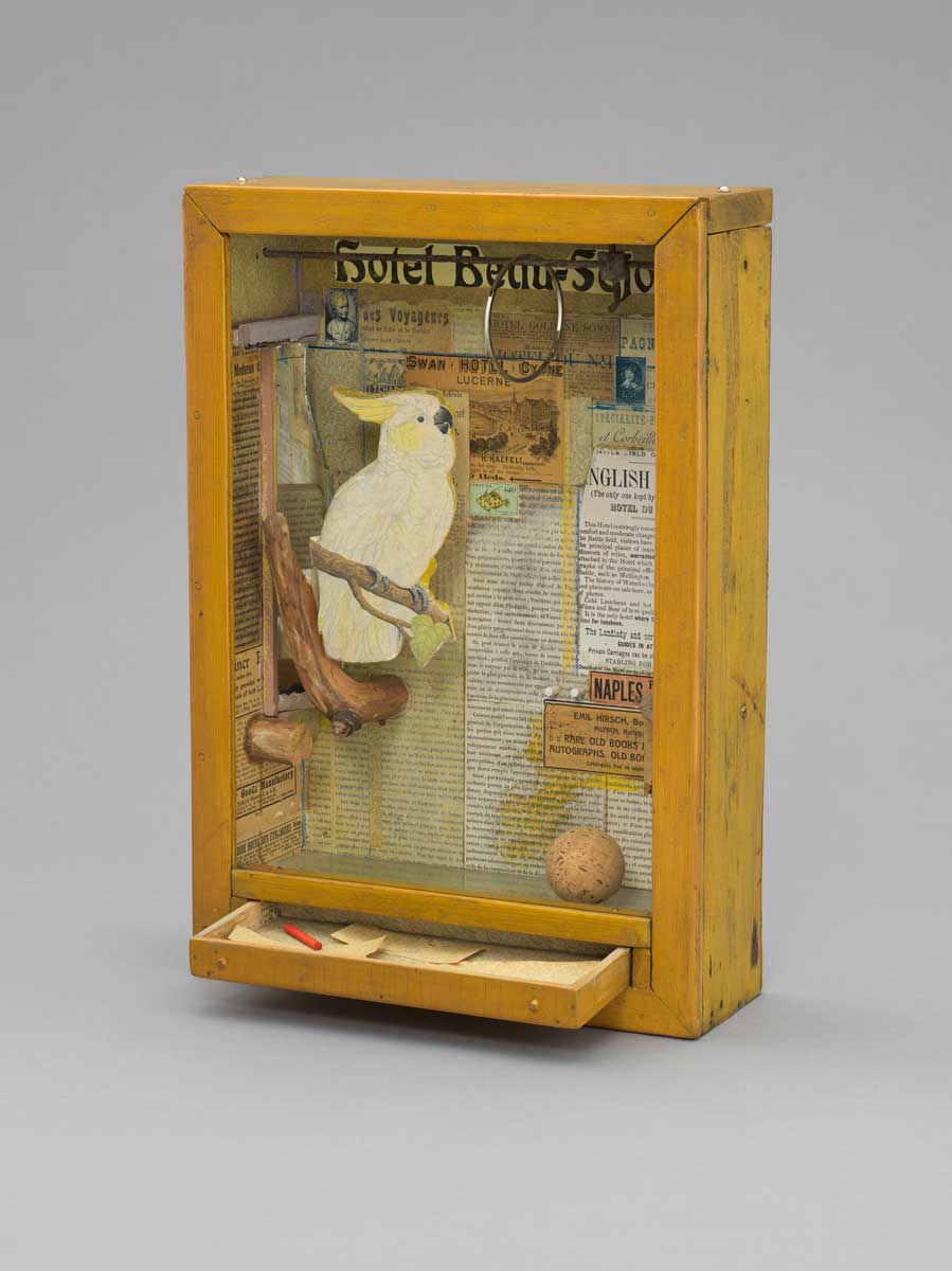 joseph cornell hotel beau sejour 1954 sculpture