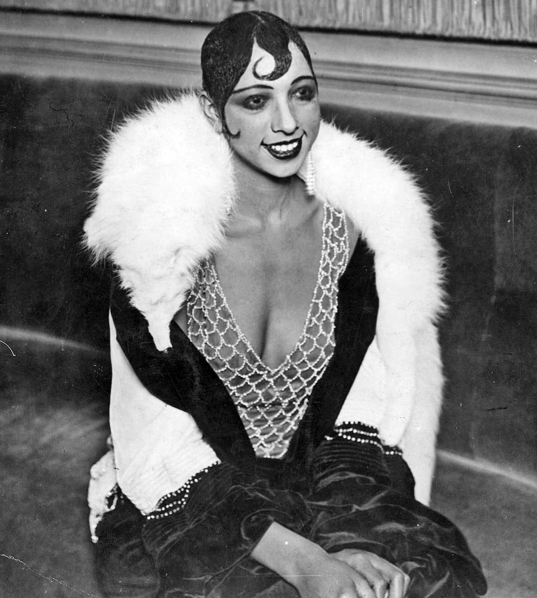josephine baker fur coat