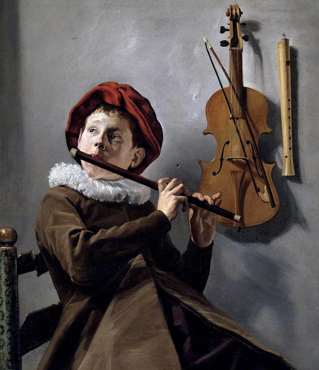 judith leyster boy playing flute painting
