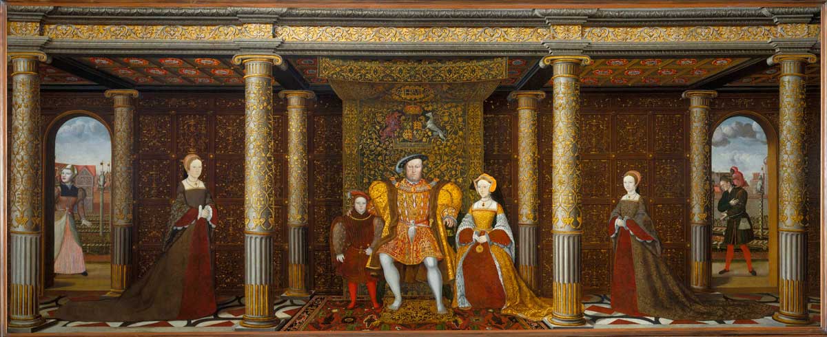 king henry viii with family