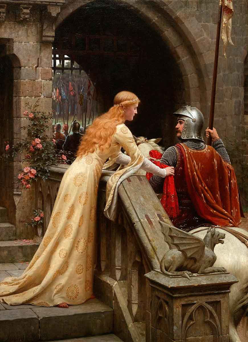 lady knight battle god speed leighton courtly love