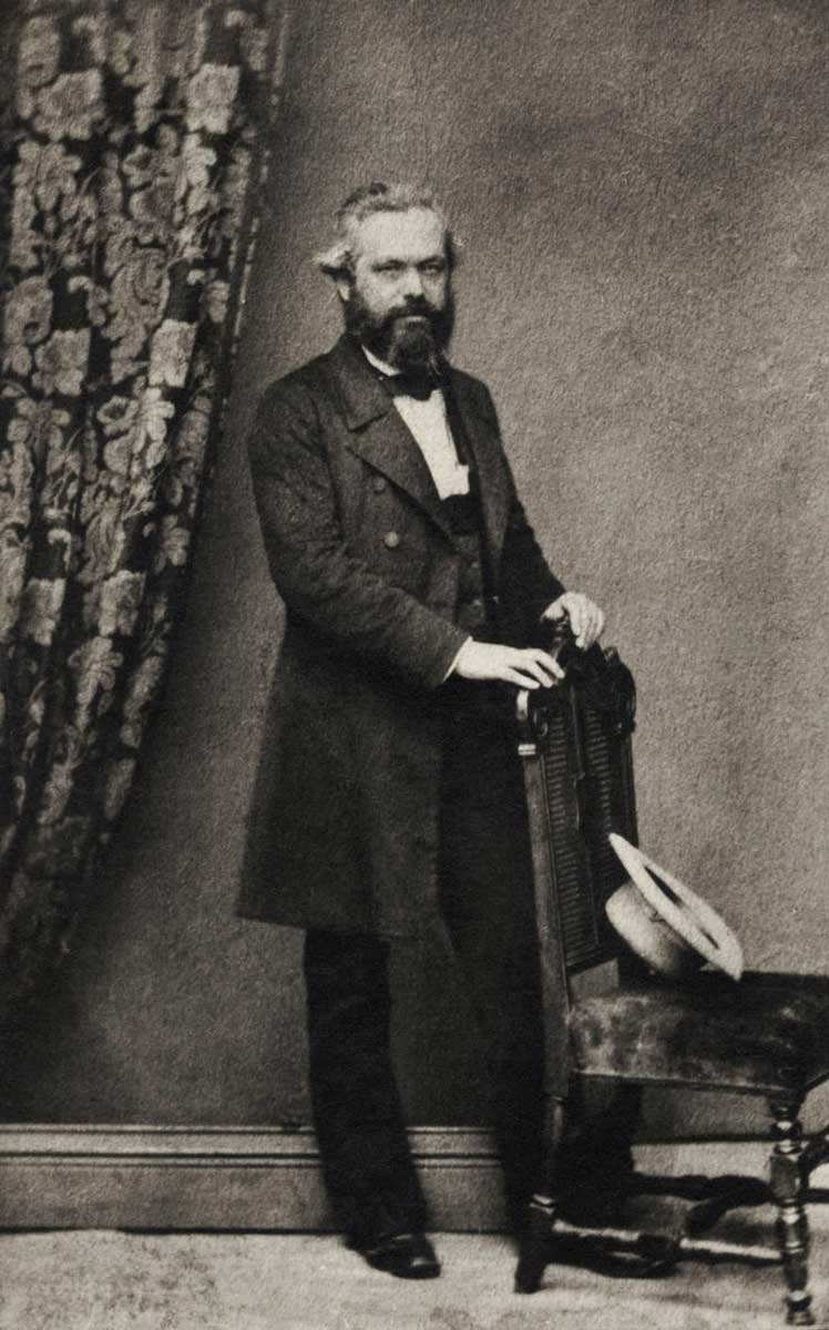 marx black white photograph