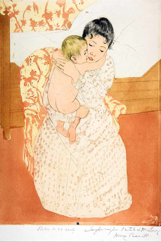 Maternal Caress, Mary Cassett, 1890-91 