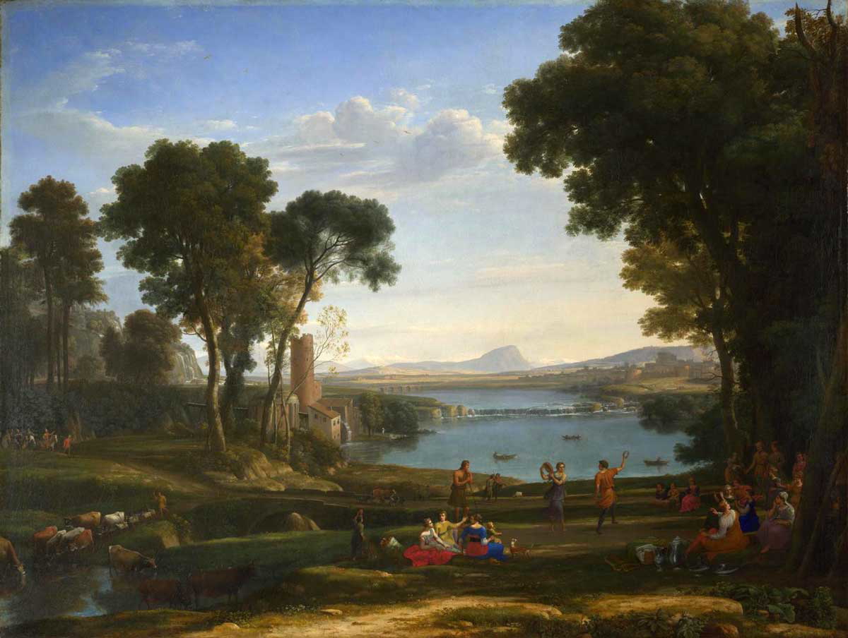 mill claude lorrain painting