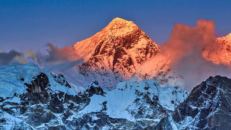 Mount Everest. Source: Conde Nast Traveler