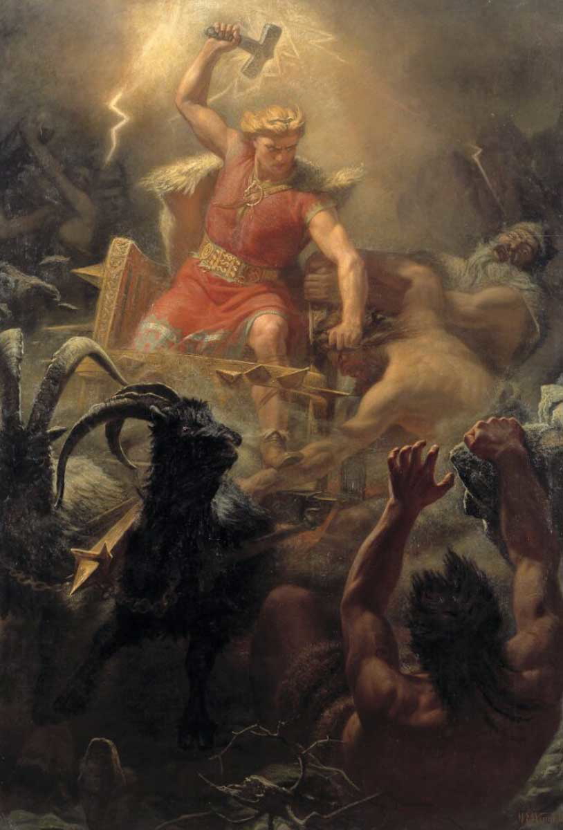 nazi propaganda thor swastika