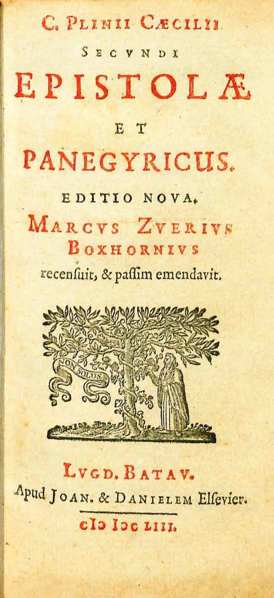 pliny the youngers epistulae and panergyricus