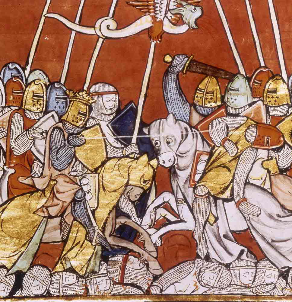real king arthur battle illustration