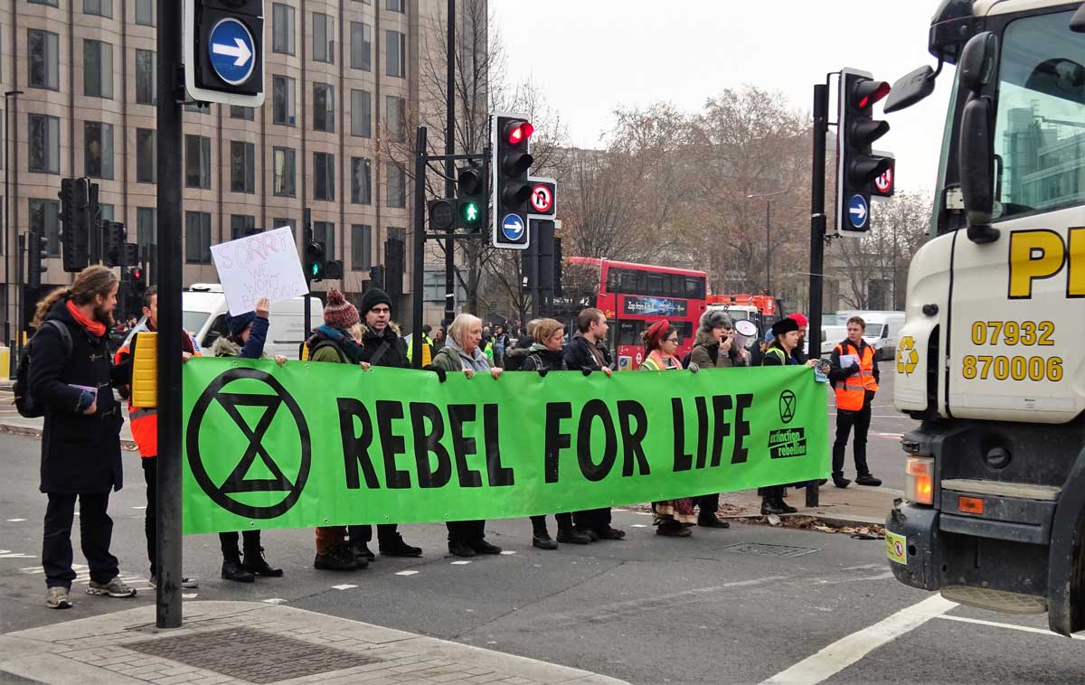 rebel for life protest