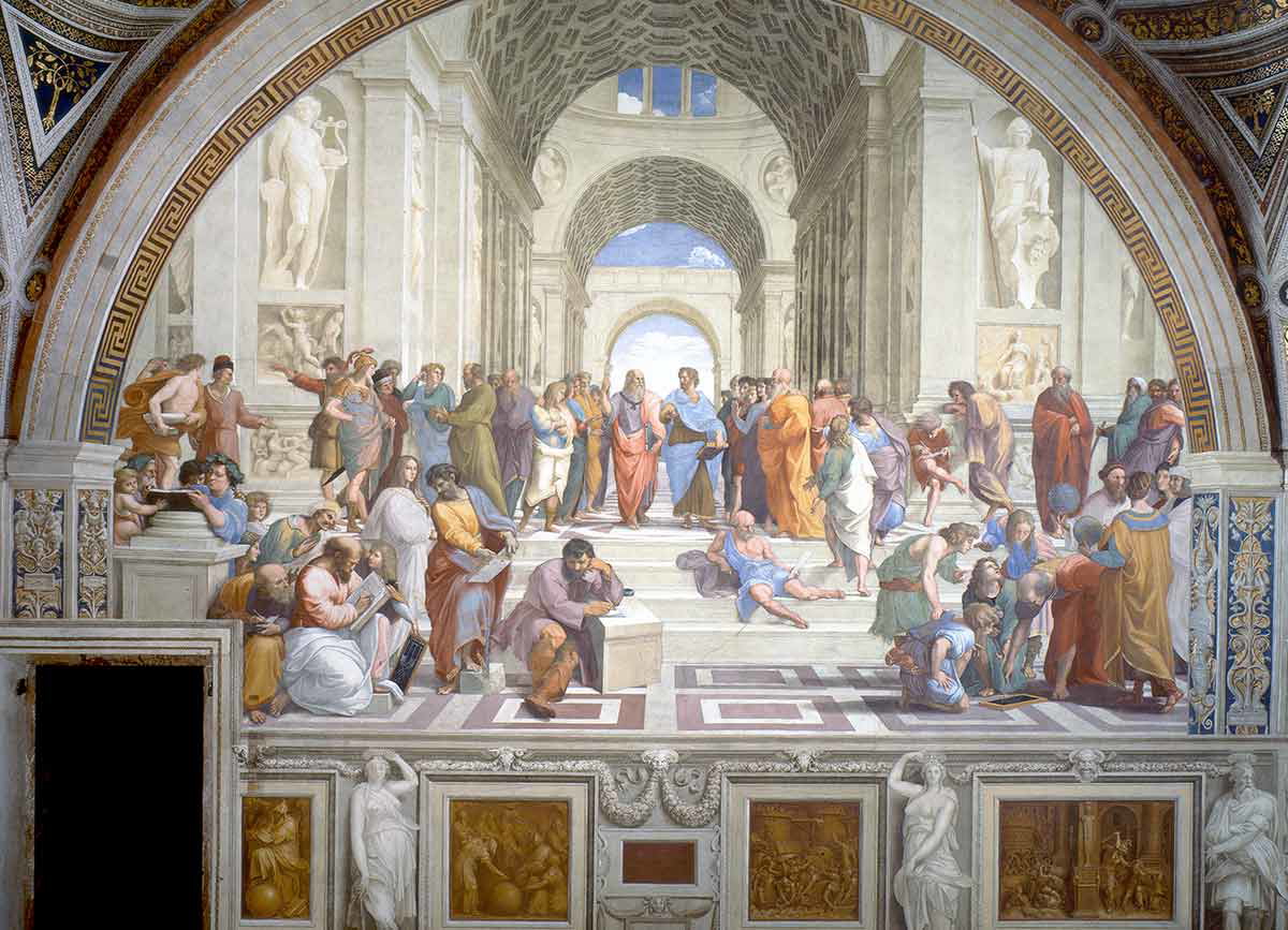 school of athens raffaello_sanzio da urbino