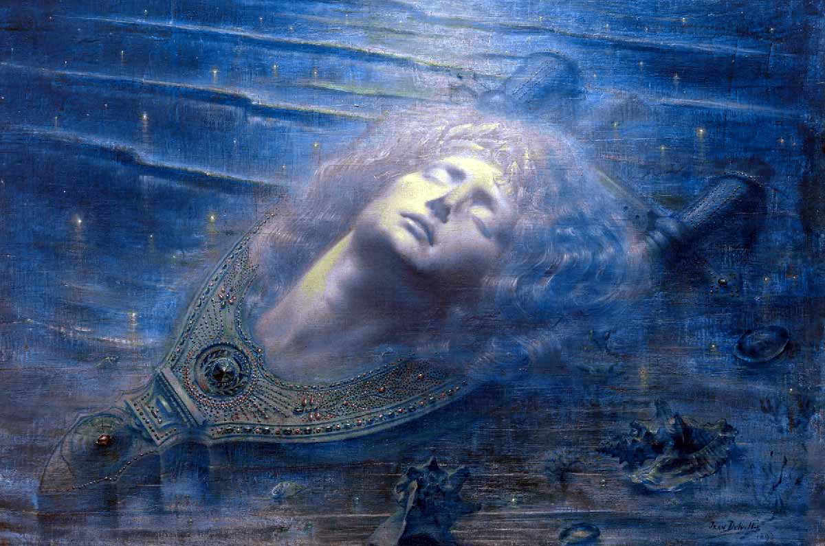 symbolist art delville orpheus painting