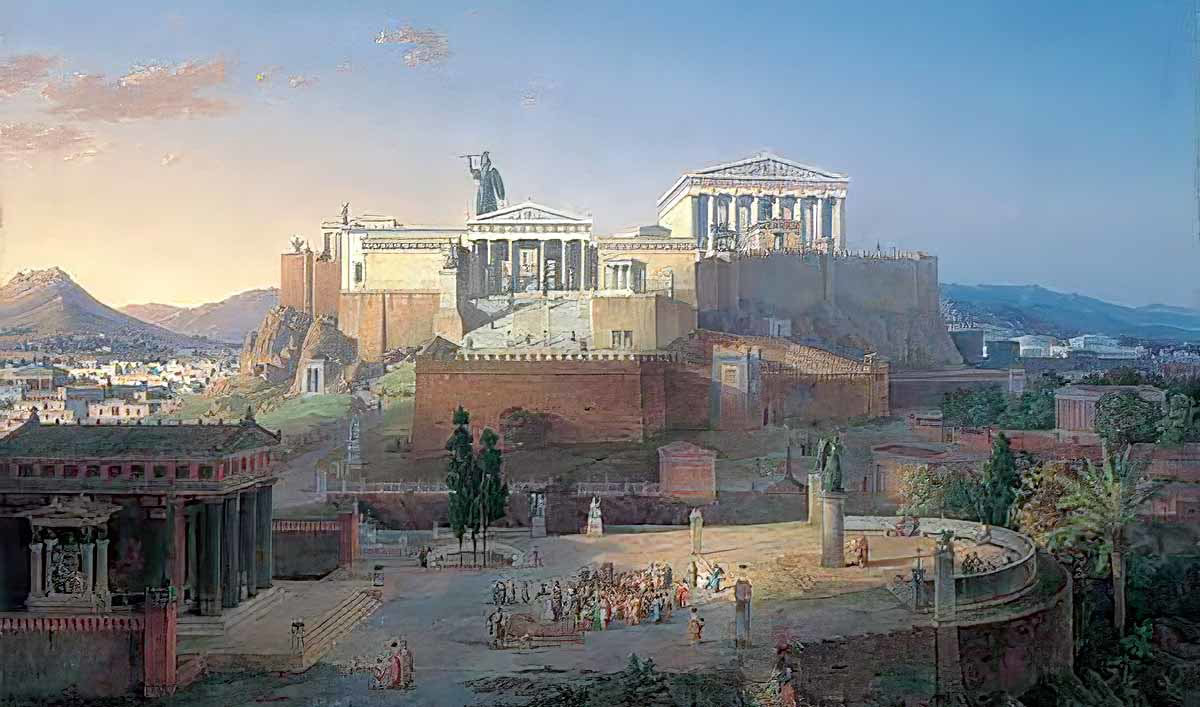 the acropolis leo von klenze
