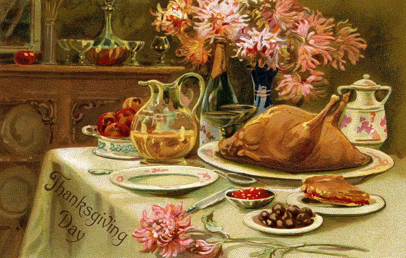 Vintage Thanksgiving postcard.