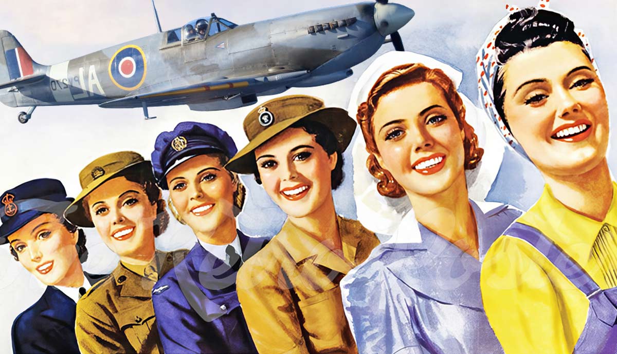 what role did women play in world war 2