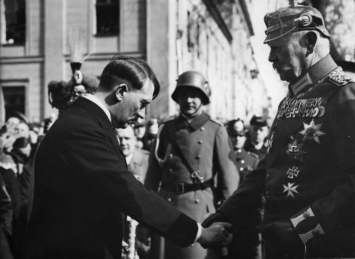 adolf hitler and paul von hindenbug 1933
