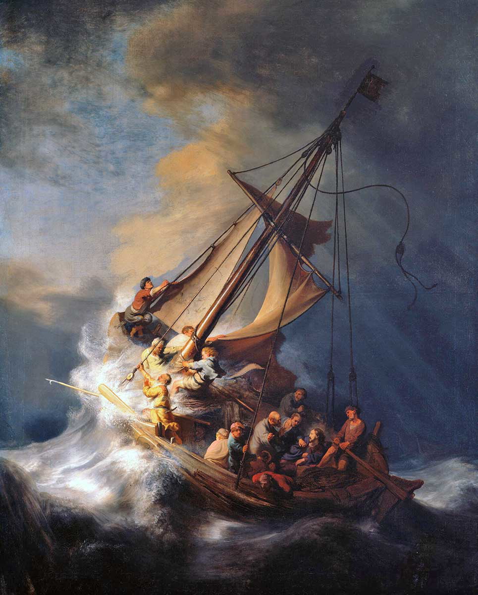 art theft rembrandt storm painting