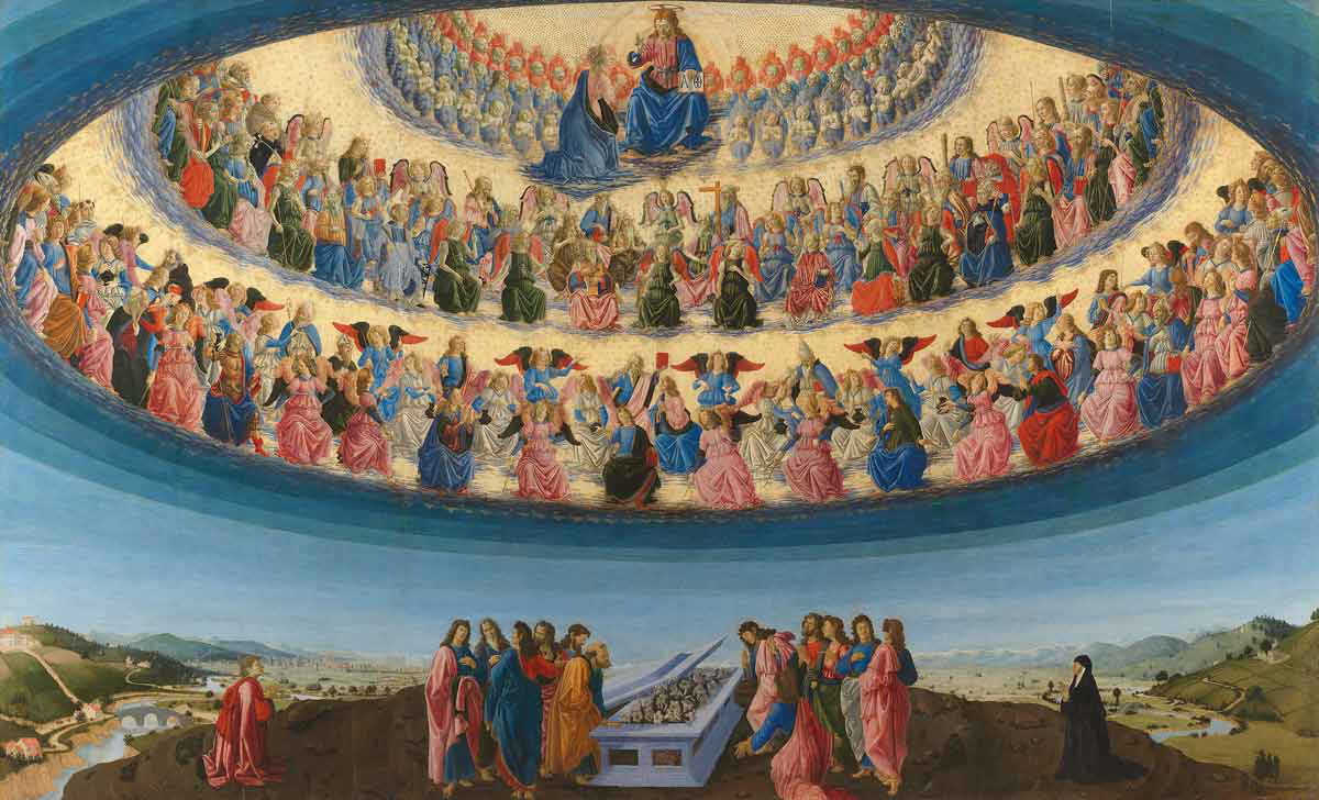 assumption of virgin hierarchy of angels