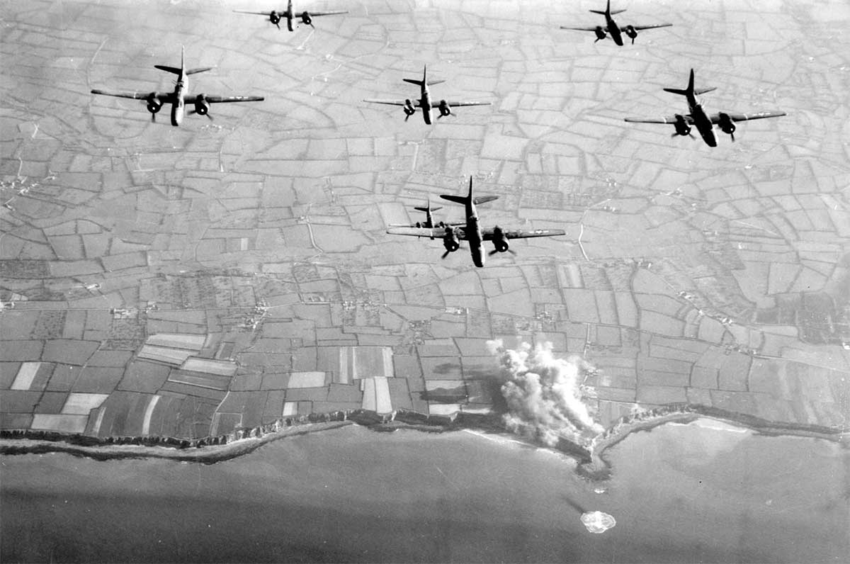 Attacking German Defenses 1944 Source: Airforce Museum