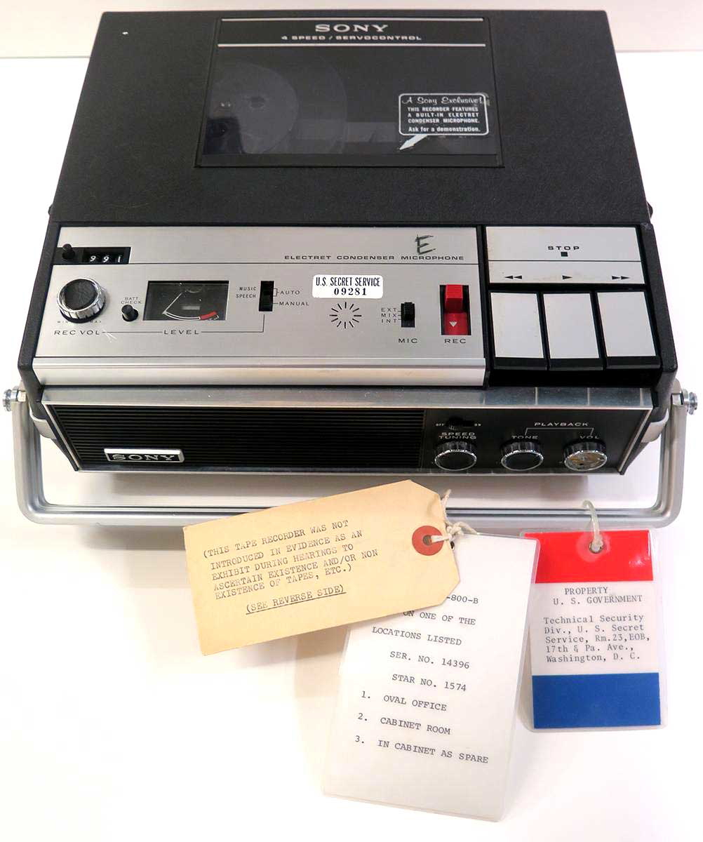 audio tape system nixon white house