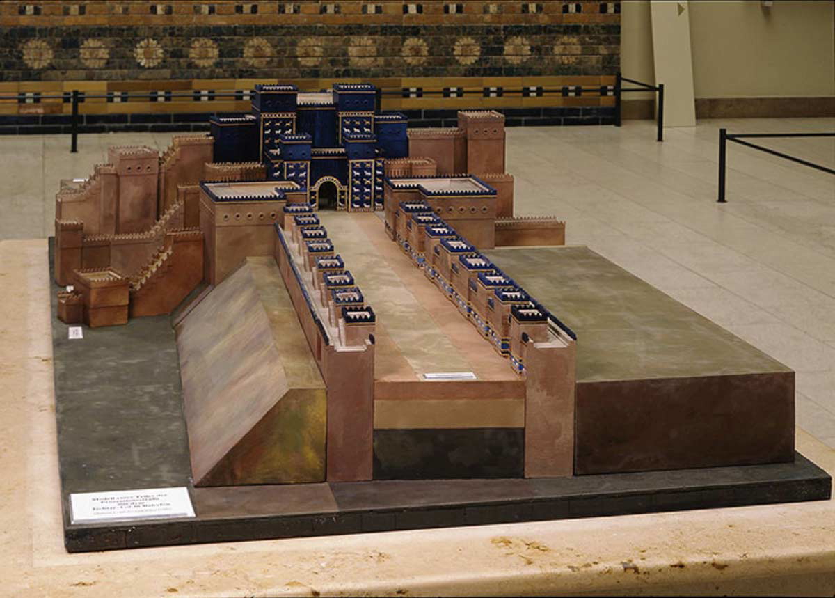 babylon processional way model