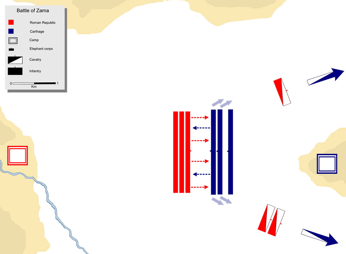 battle of zama rout