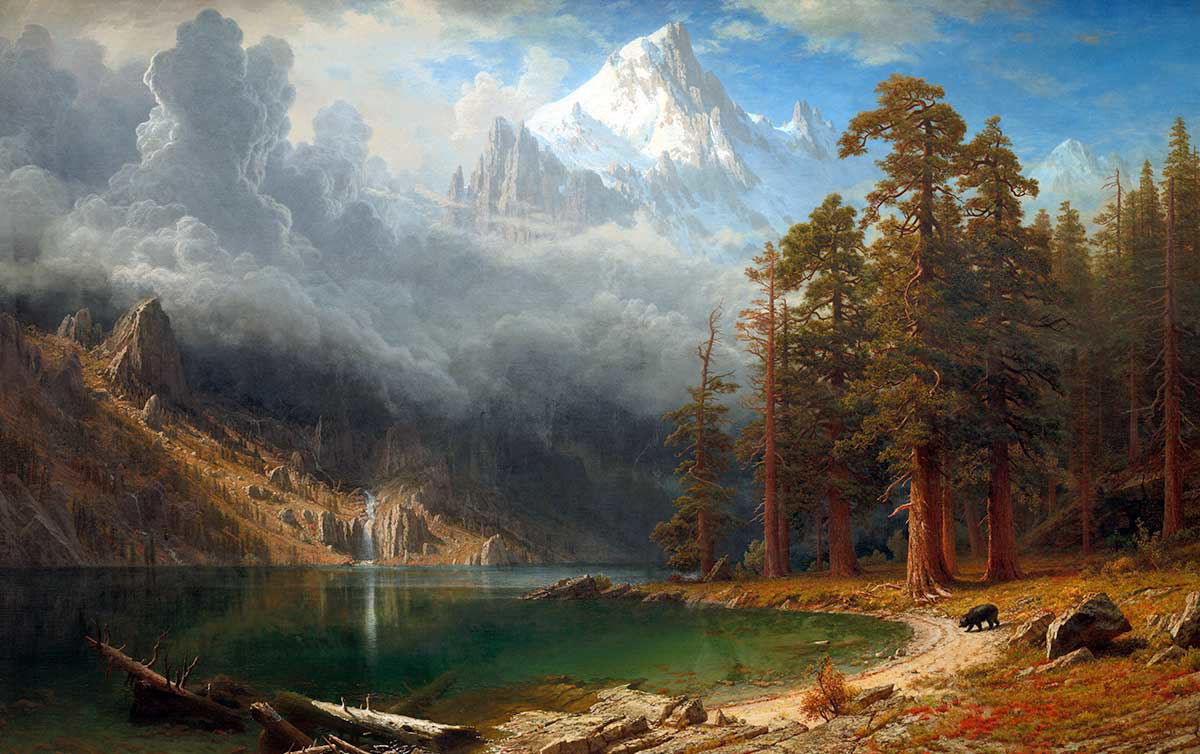 Mount Corcoran, Albert Bierstadt, ca. 1876. Source: National Gallery of Art