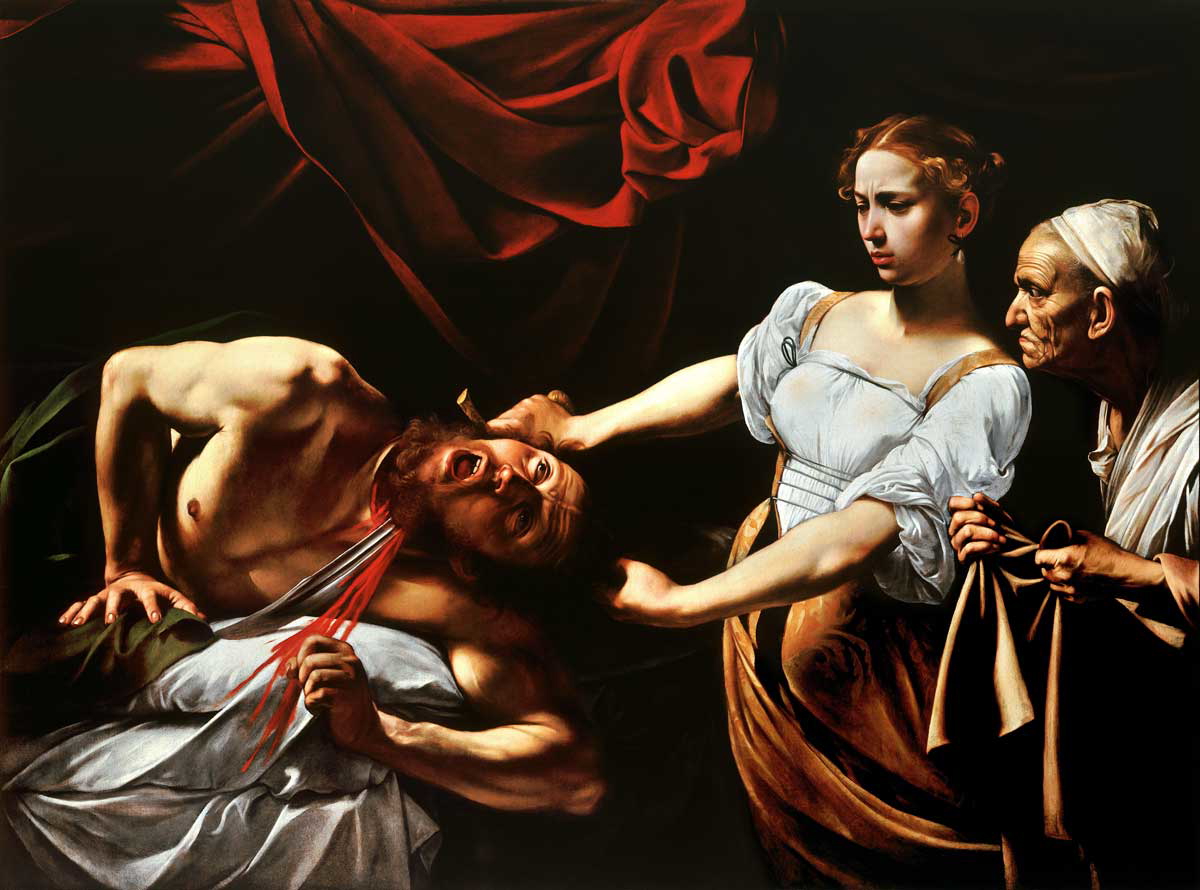 caravaggio judith beheading holofernes