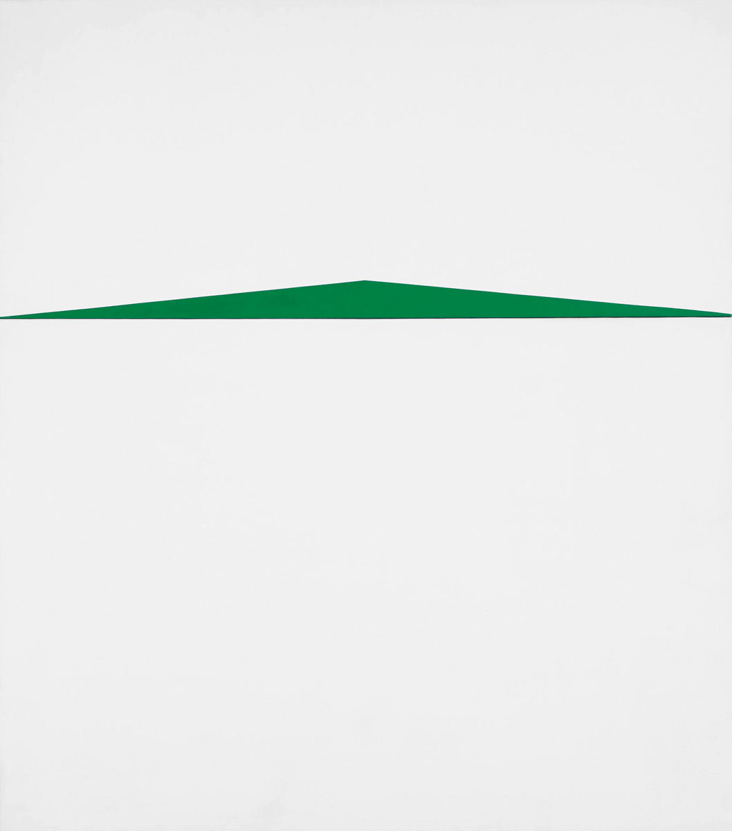 Blanco y Verde by Carmen Herrera
