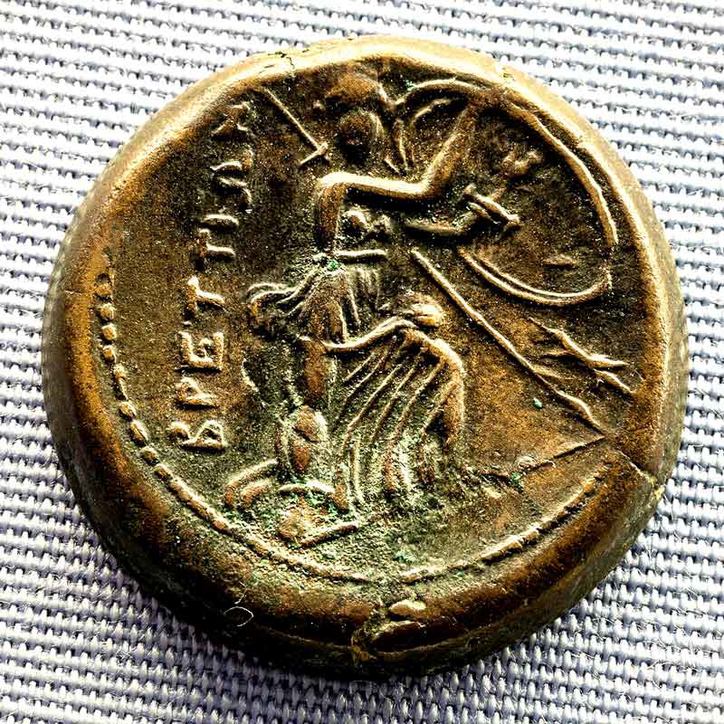 coin brettioi honorius