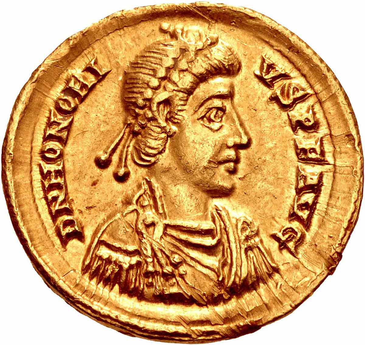 coin honorius emperor
