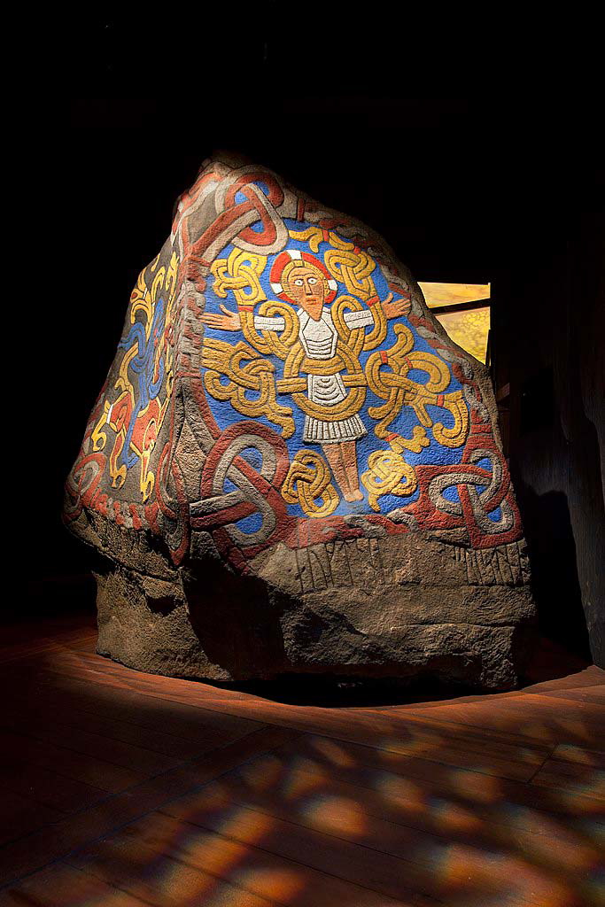 colorized jelling stone