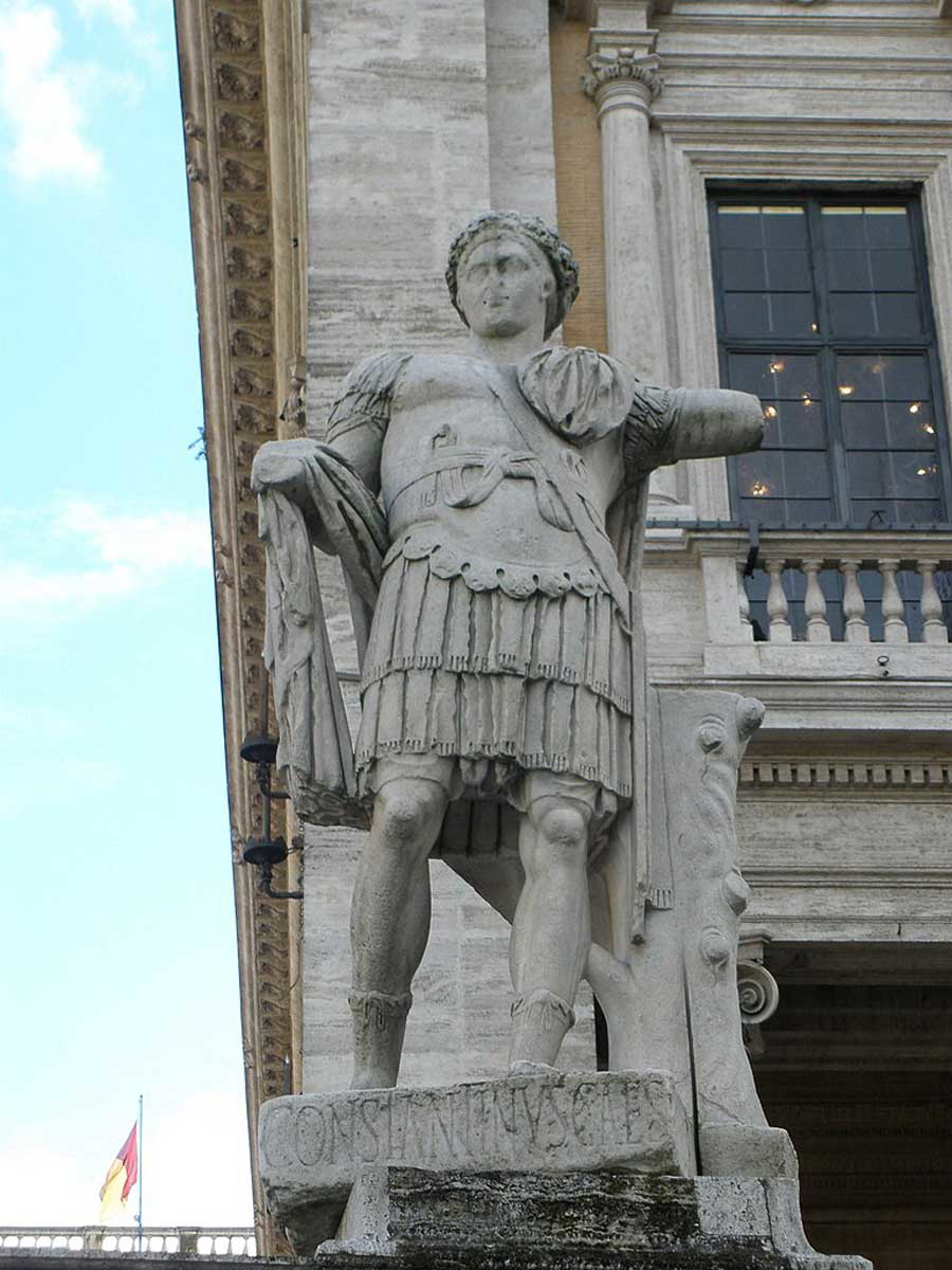 constantine ii statue
