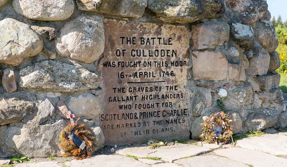 culloden battle marker