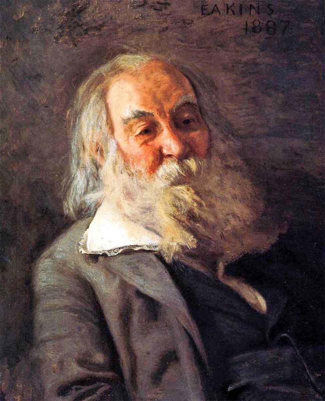 Portrait of Walt Whitman, Thomas Eakins, ca. 1887. Source: Pennsylvania Academy of the Fine Arts