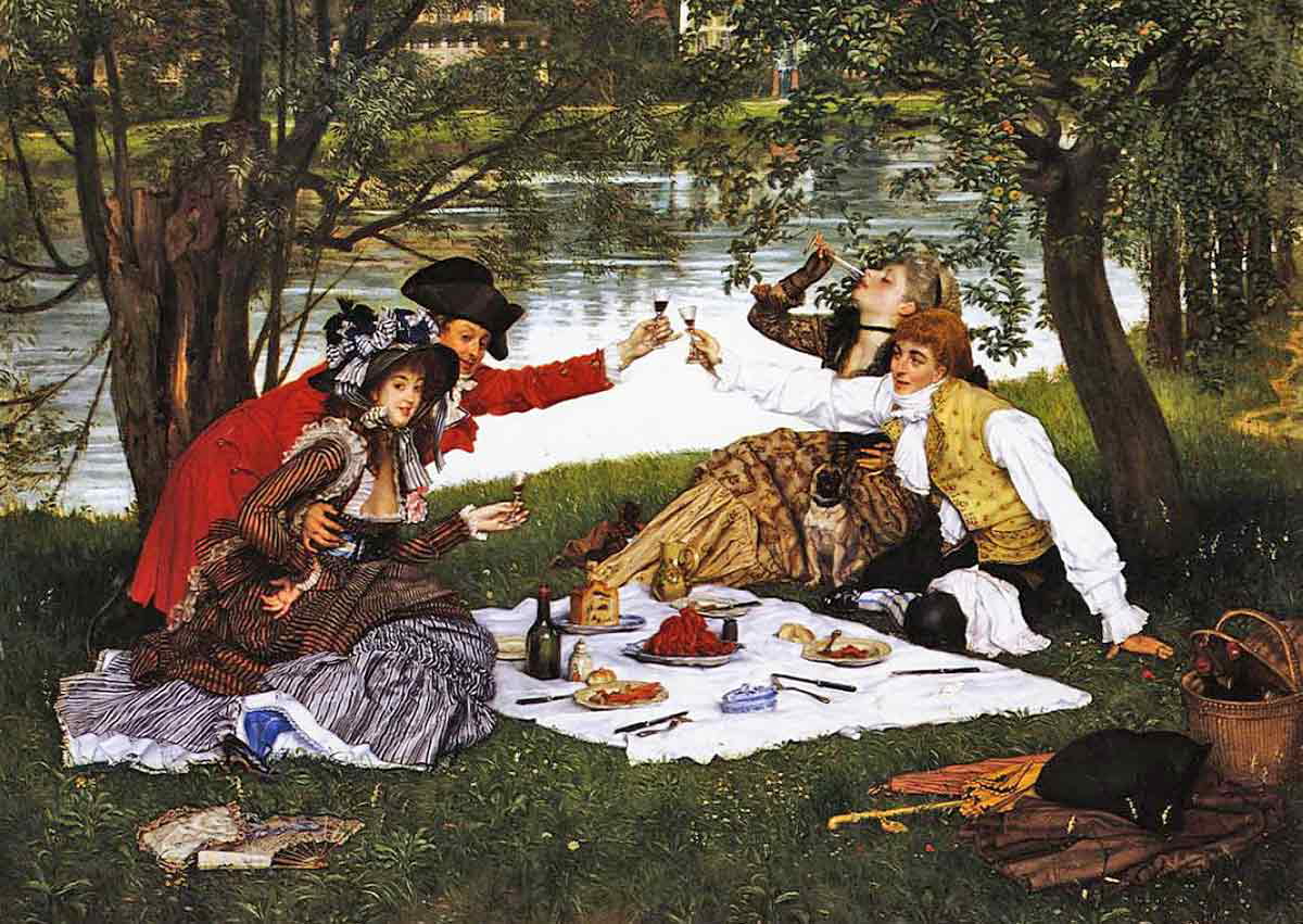 eduard manet james tissot Partie carrée painting