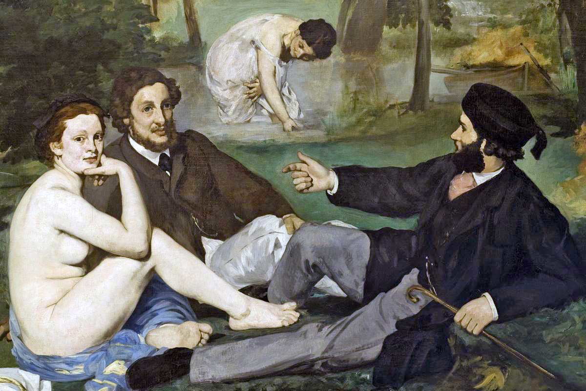 eduard manet le dejeuner sur l herbe painting
