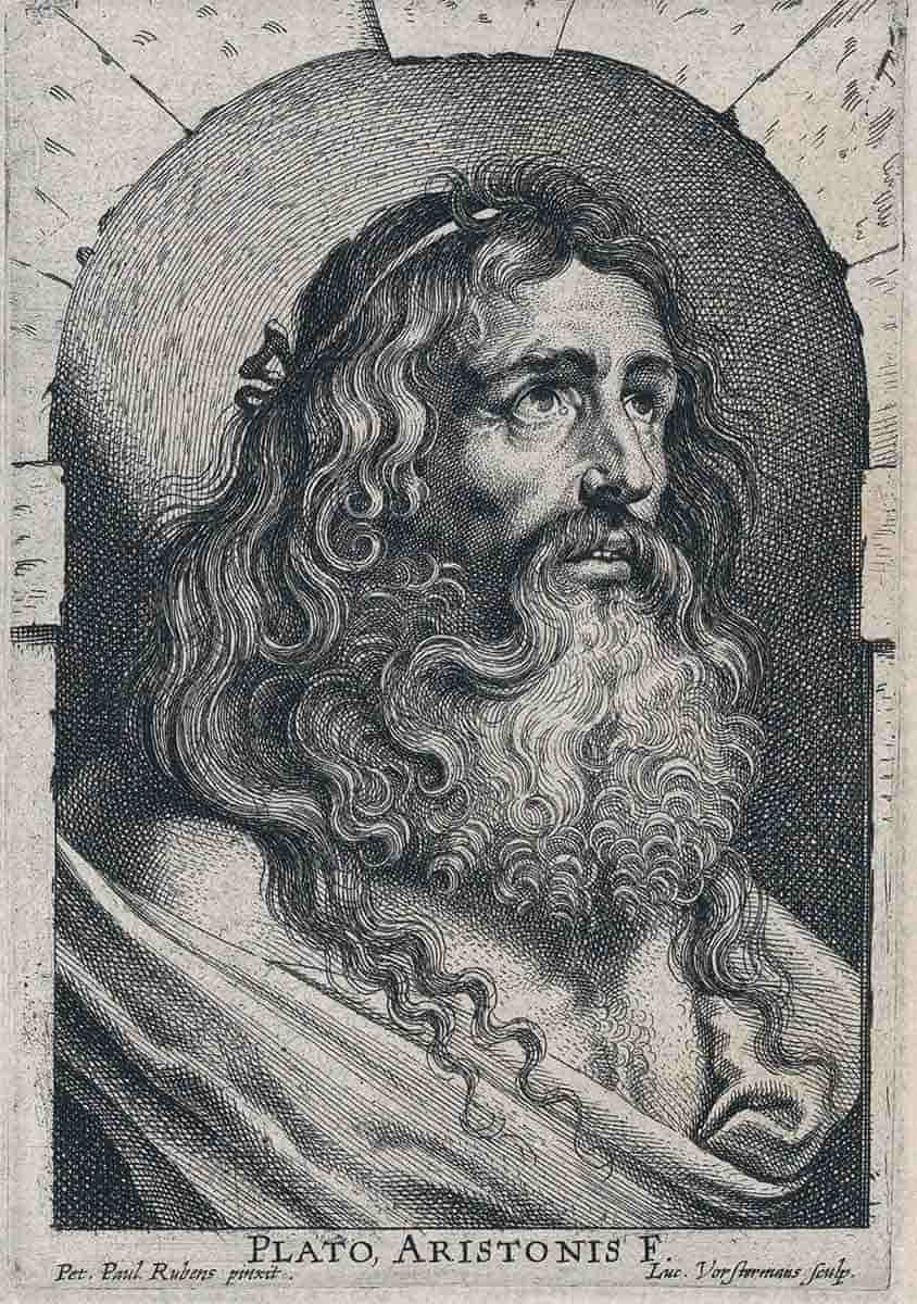 engraving vorsterman plato niche architecture philosopher